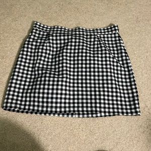 Plaid Skirt